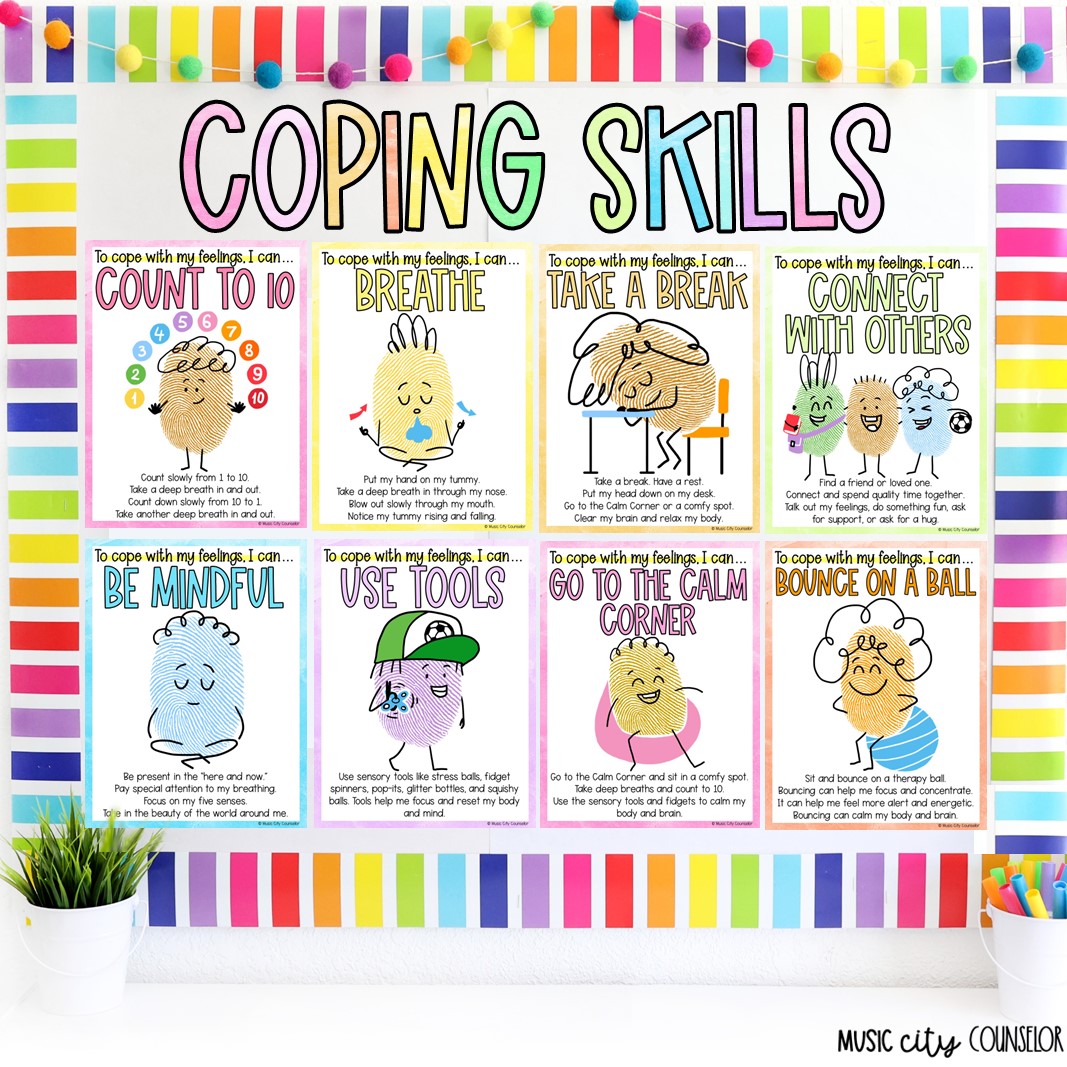 editable IG coping skills posters